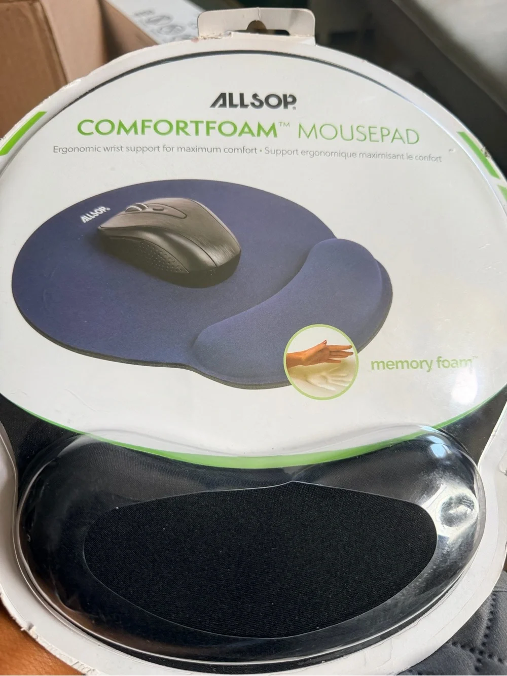 & Other Stories Blue ComfortFoam Mousepad with Wrist Support
